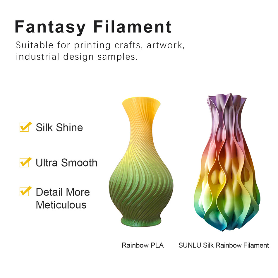 SUNLU jedwab PLA 3D Filament 1 – 3D Printing Nylon recenzja i cena