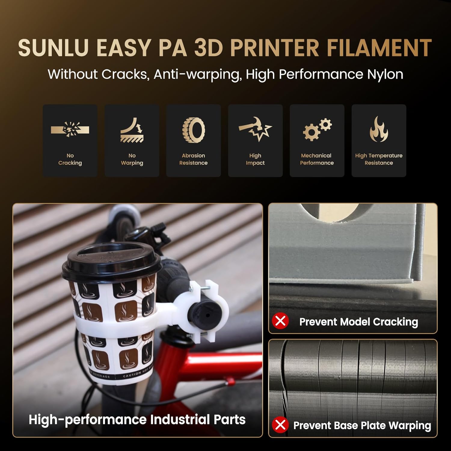 SUNLU 1KG Łatwy do wydrukowani – 3D Printing Nylon recenzja i cena